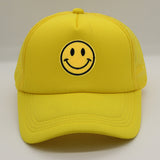 Smiley Face Cap Sponge Smiley Face Simple Casquette