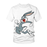 Bugs Bunny Shirt Summer Crew Neck T-shirt Short Sleeves