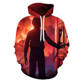 Stranger Things Hoodie Spring and Autumn 3D Digital Printing Casual Sweatshirt Hoodie