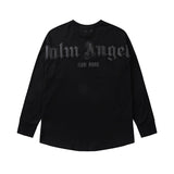 Palm Angels Sweatshirts Puff Print Long Sleeve T-shirt Men and Women