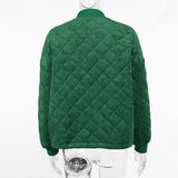 Brown Cropped Varsity Jacket Loose Baseball Uniform Coat