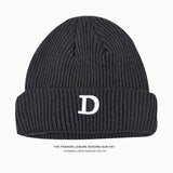 Toboggan Hat Female Winter Warm Windproof Knitted Hat Beanie Hat
