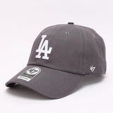 Dodgers and Yankees Baseball Cap 47brand Baseball Cap Female Dark Gray Soft Top Embroidery Hip Hop Male Hat