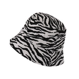 Leopard Fur Hat Bucket Hat