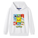 Children Pokemon Pikachu Hoodie Cotton Hooded Sweater