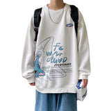 Men Sweatshirts Printed Pullover Sweatshirt Men's Autumn Loose Casual Jacket