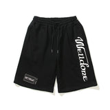 We11 Done Shorts We11done Vintage Print Casual Shorts Beach Pants for Men