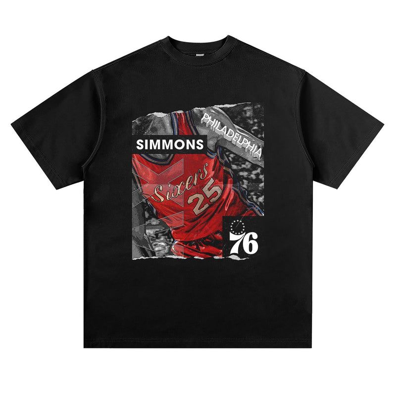 Kyrie Irving Shirt NBA Star Printed Short Sleeve T-shirt Sports