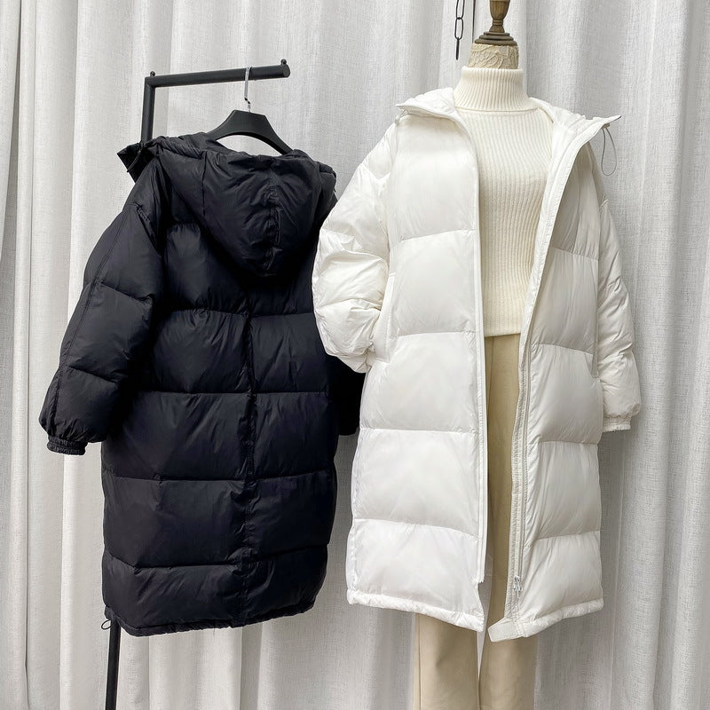 Women Winter Coats Puffer Jacket Down Coat Down Jacket Female White Duck Down Loose Thick Hooded