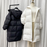Women Winter Coats Puffer Jacket Down Coat Down Jacket Female White Duck Down Loose Thick Hooded