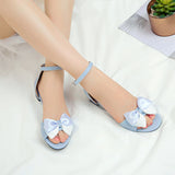 Flat Dress Sandals Summer Low Heel Buckle Hollow Sandals