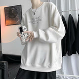 Men Sweatshirts round Neck Sweater Men's Spring and Autumn Loose Coat