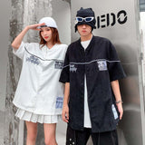 Baggy Baseball Jersey Summer Embroidered Short Sleeve Baseball Uniform Loose Casual Shirt