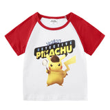 Children Pokemon Pikachu T Shirt Short Sleeve T-shirt Casual Sports