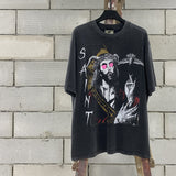Saint Michael T Shirt Love Satan Limited Vintage Distressed Short Sleeve T-shirt