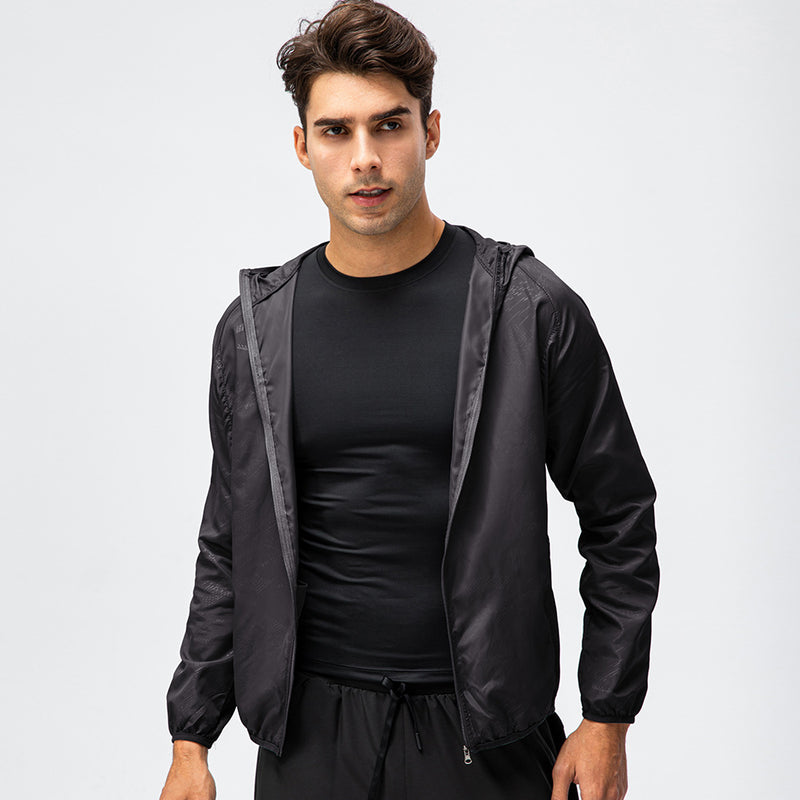 Moisture Wicking Hoodie Men's and Women's Waterproof Windproof Sports Jacket Outdoor Riding