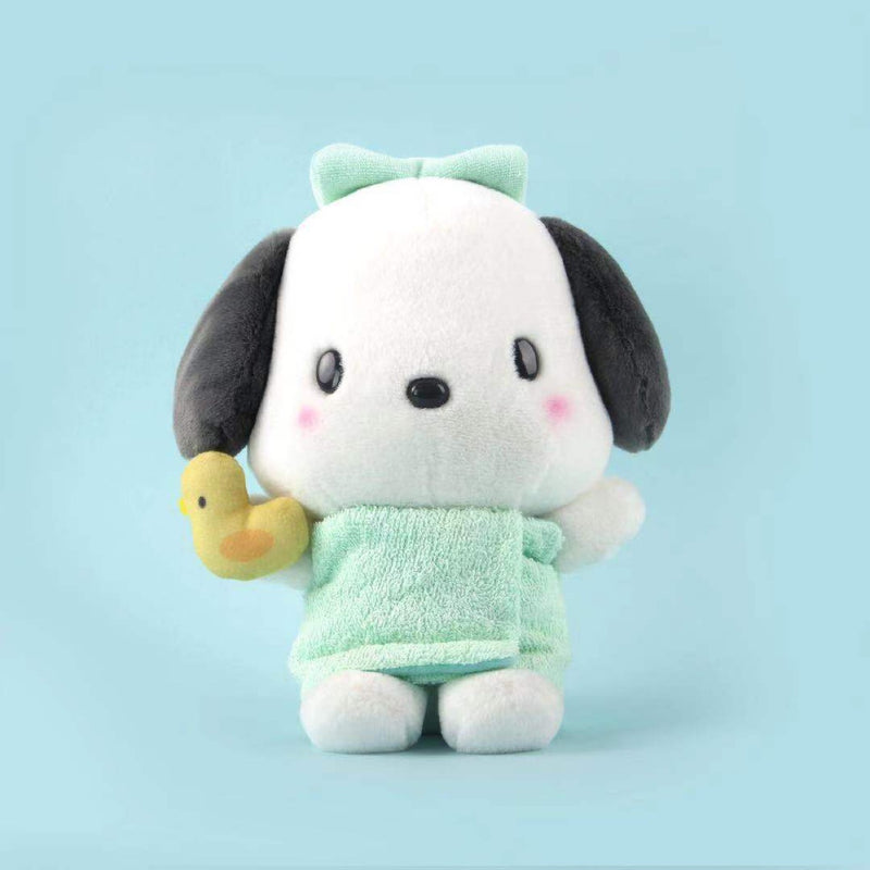 My Melody Plush Cartoon Cute Short Plush Animal Daily Order Plush Doll Bath Towel Baby Doll Kulomi