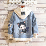 Comic Denim Jacket Men's and Women's Denim Jacket Spring