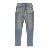 Fog Fear of God Essentials Pant Double-Line Washed Jeans Distressed Straight-Leg Trousers