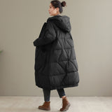 Women Winter Coats Puffer Jacket Down Coat Hooded Down Jacket Female White Duck Down Warm Winter Coat