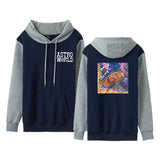 Travis Scott Astroworld Hoodie Men and Women Contrast Color Autumn and Winter New Hoodie