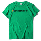 Let's Go Brandon T Shirt Letter Print Short-Sleeve T-shirt Bottoming Shirt