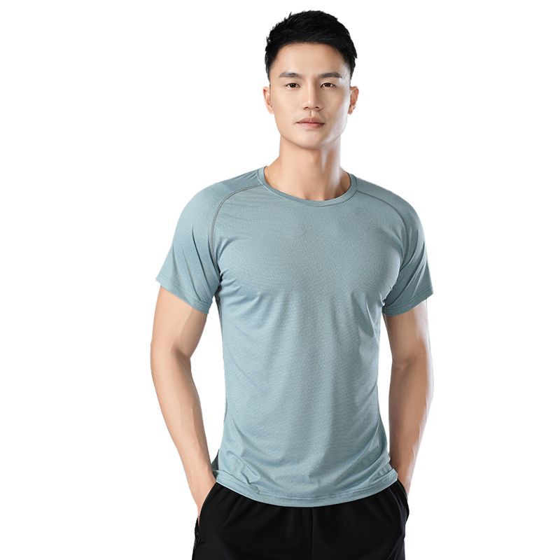 Sweat Wicking Shirt Short Sleeve T-shirt Men's Outdoor Leisure Stretch Sweater