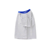 Children T Shrits Men's Summer Striped Short Sleeve T-shirt Short Sleeve