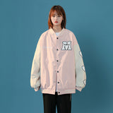 Jock Jacket Men's Coat Loose Baseball Uniform Raccoon Jacket Embroidered Couple