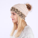 Women Winter Hats Thickened Warm Knitted Hat Winter Yarn