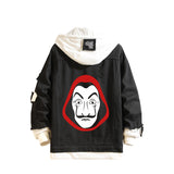 Comic Denim Jacket Men's and Women's Spring and Autumn Fashion Casual Denim Jacket