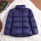 Women Winter Coats Puffer Jacket Down Coat Fall/Winter Down Jacket Female Stand Collar White Duck Down Coat