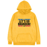 Let'S Go Brandon Hoodie Letter Sweater Men'S And Women'S Long Sleeves Hooded Sweater