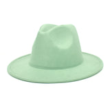 Mens Kentucky Derby Hats Fall/Winter Fedora Hat Vintage Top Hat Women's Woolen Hat