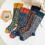 Winter Thick Knit Thigh High Socks Long Stockings Boot Calf Socks JK Cotton Socks Autumn and Winter