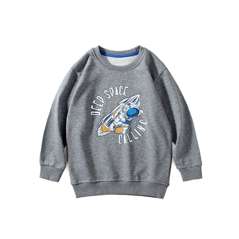 Children Boy Hoodie Spring Children Long-Sleeved Sweater Boys' Hooded Sweater