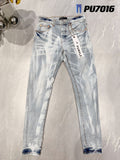 Purple Brand Jeans Hole Worn Jeans #7016