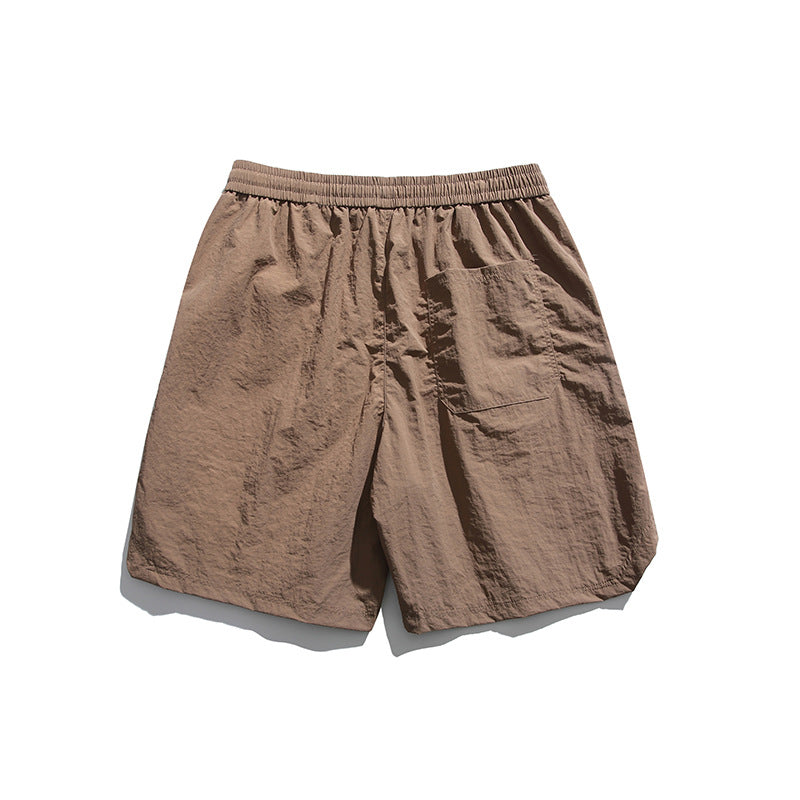Men Shorts Summer Casual Retro Straight Shorts Men