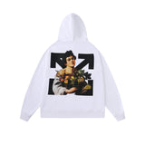 Caravaggio Hoodie Autumn and Winter Oil Painting Printing Men's and Women's Hoodie