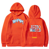 Travis Scott Astroworld Hoodie Hooded Fleece Casual Pullover
