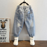 Toddler Boys Pants Boys' Jeans Ripped Trousers