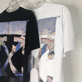 Caravaggio T Shirt Ow Oil Painting Short Sleeve Loose T-shirt