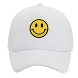 Smiley Face Cap Sponge Smiley Face Simple Casquette