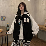 Baggy Jacket Baseball Uniform Spring and Autumn Baggy Coat Embroidery