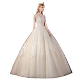 Quinceanera Dresses Wedding Dress Temperament Bride Formal Dress Starry Sky V-neck