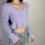 Music Festivals Rave Outfits Girls Tops Fall Women's Clothing Fashion Long Sleeve Sweater for Women