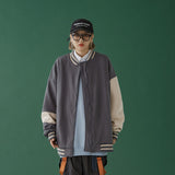 Jock Jacket Couple Jacket Autumn Leisure Boys Autumn and Winter Jacket Baseball Uniform Men