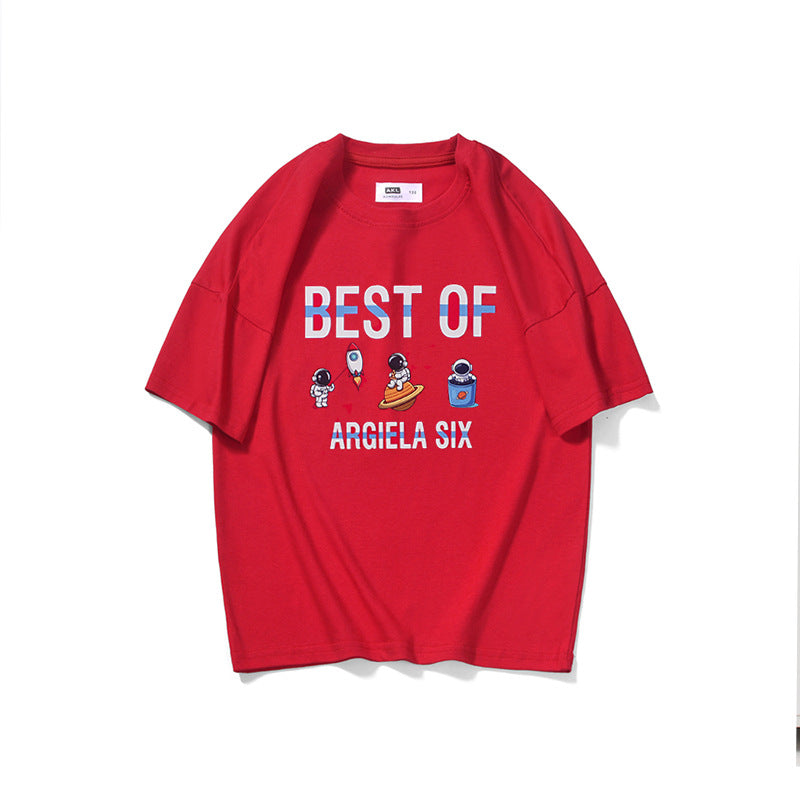 Children T Shrits Summer Boys' T-shirt Cotton Breathable