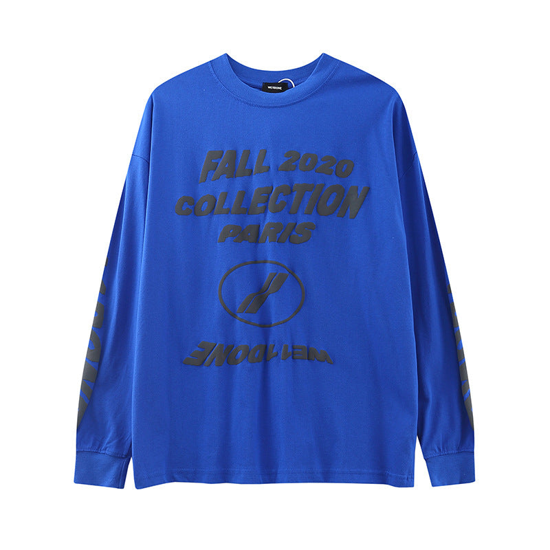 We11 Done Sweatshirts Slogan Printing Daily Casual Couple Style