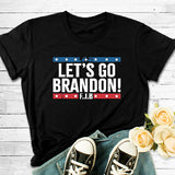 Let'S Go Brandon T Shirt Men'S And Women'S Short-Sleeved T-Shirt Short-Sleeved Top
